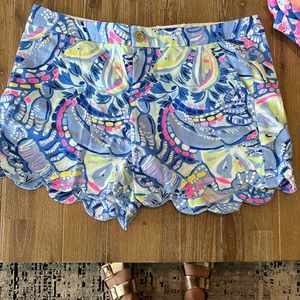 Selling ($25 each) 2 pairs of Lilly buttercup shorts size 12